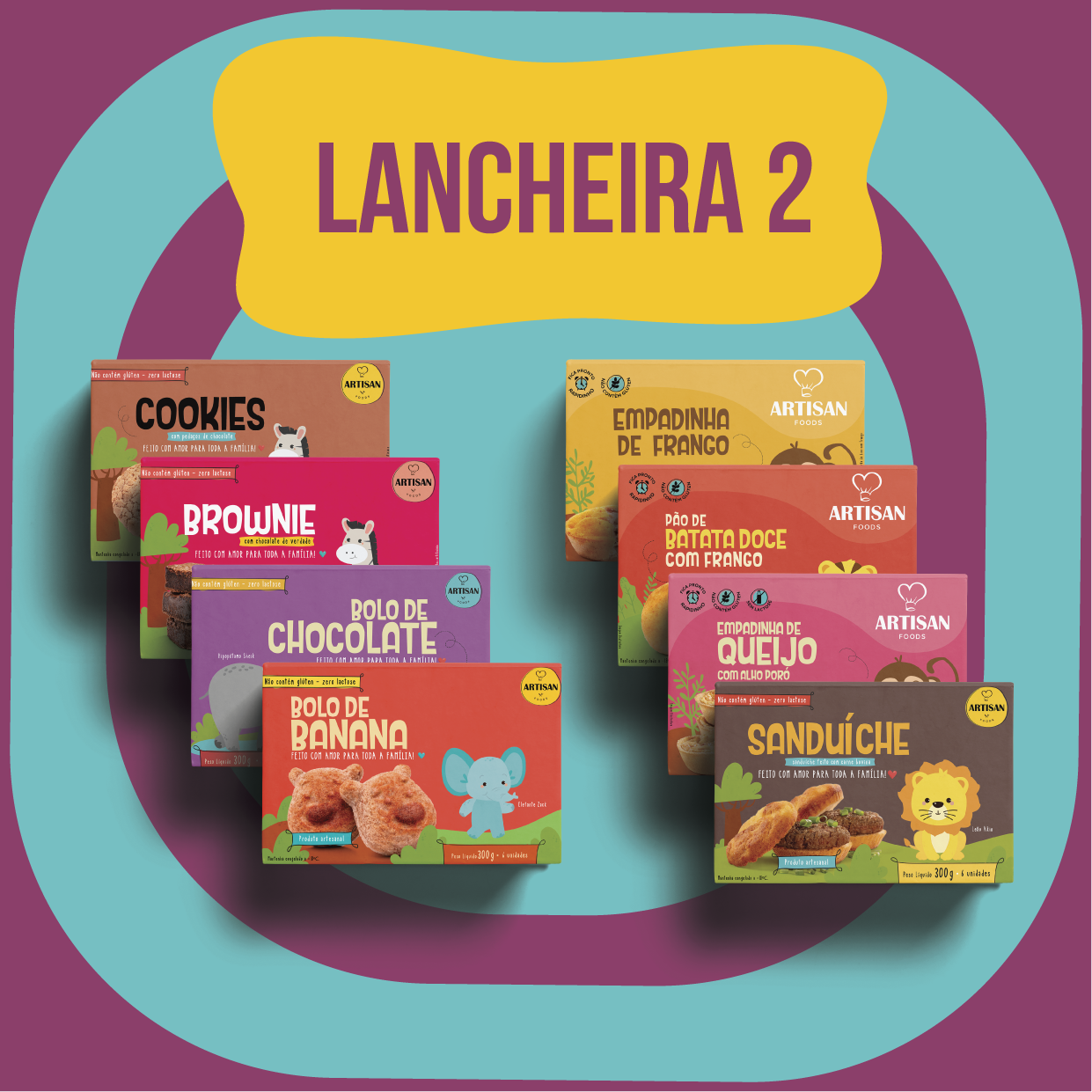 KIT Lancheira 2 - 8 CX