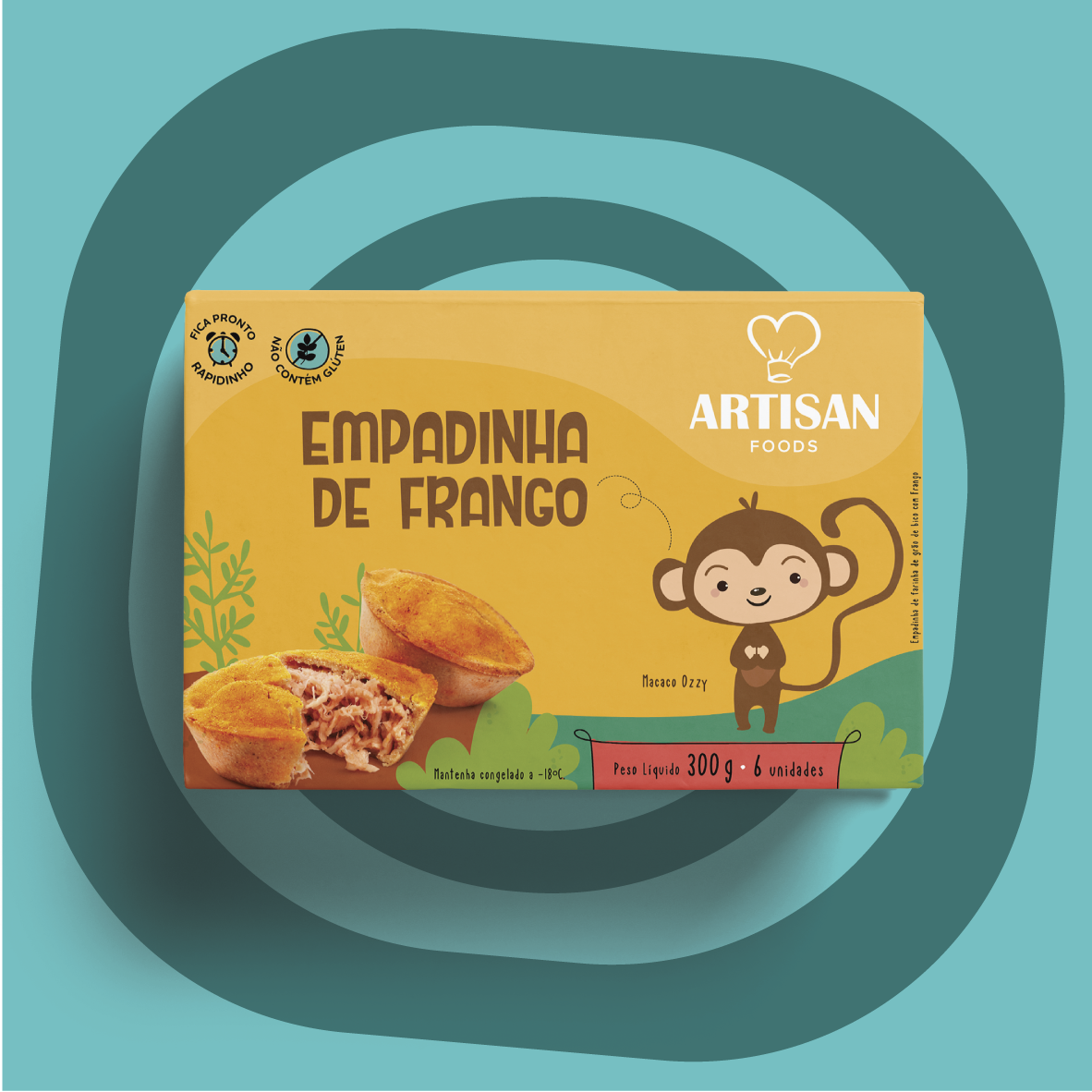 Empada de Frango - 300g | 6 Uni