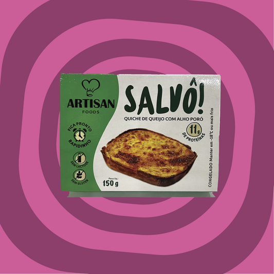 Quiche de queijo c/ alho poró | 150g