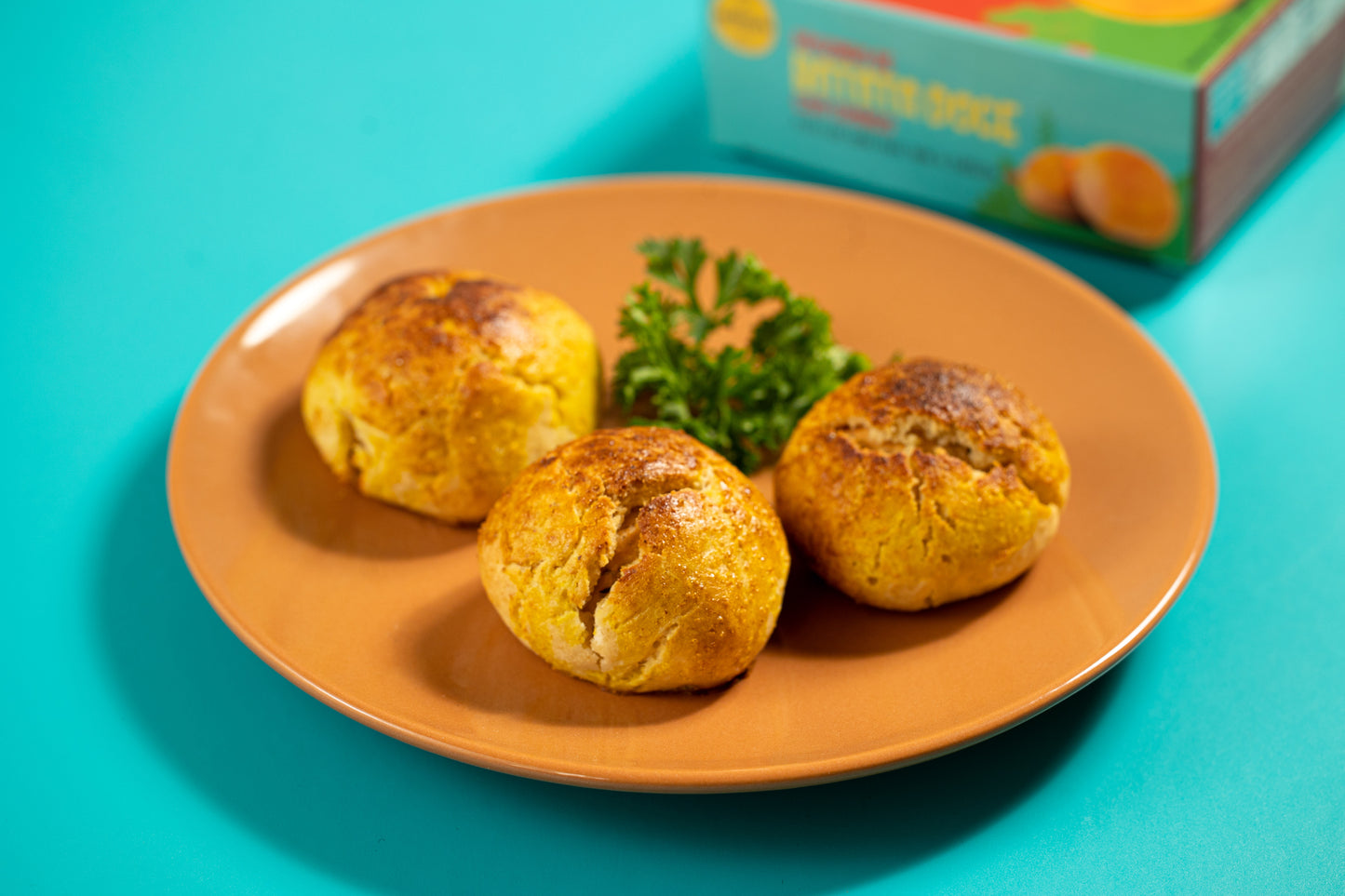 Pãozinho de batata doce c/ frango - 300g | 6 Uni
