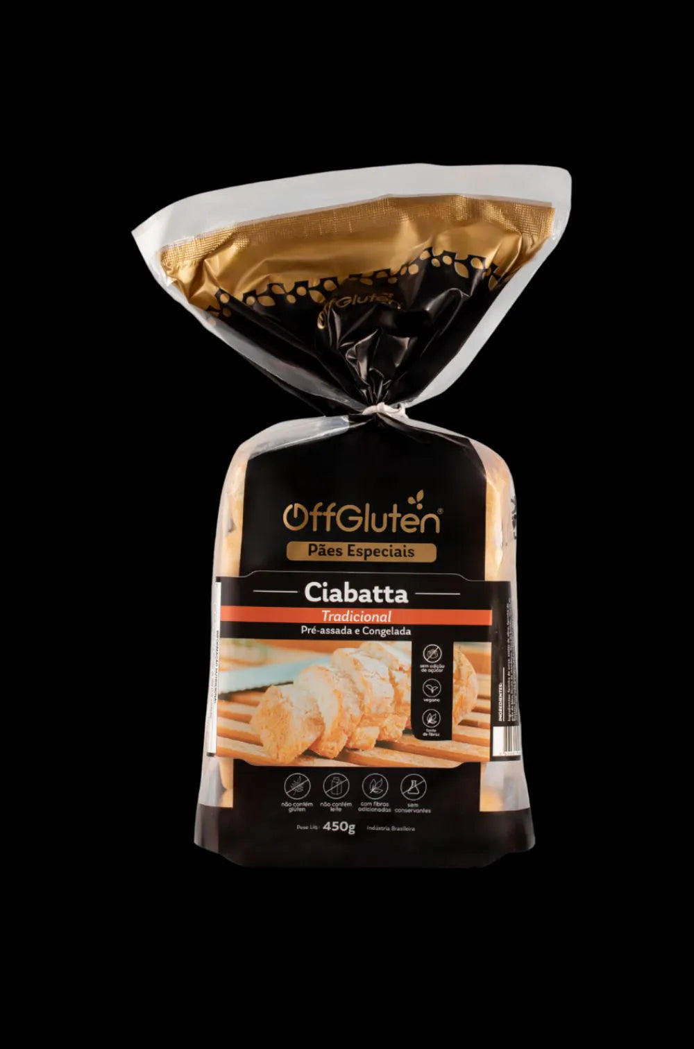 Ciabatta tradicional 450 g OffGluten