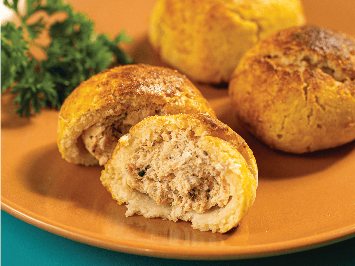 Pãozinho de batata doce c/ frango - 300g | 6 Uni - Artisan Foods
