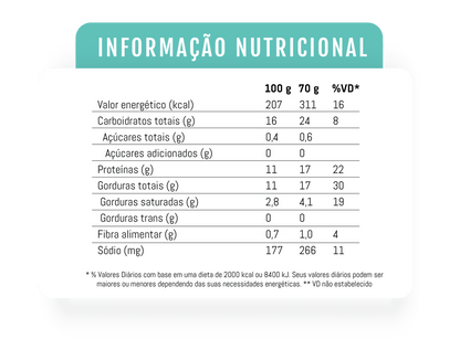 Tortinha de liquidificador c/ frango | 150g - Artisan Foods